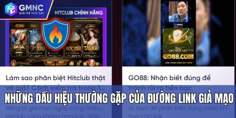 Những dấu hiệu thường gặp của đường link giả mạo Những dấu hiệu thường gặp của đường link giả mạo