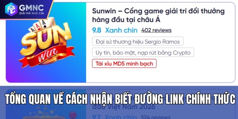 Tổng quan về cách nhận biết đường link chính thức Tổng quan về cách nhận biết đường link chính thức